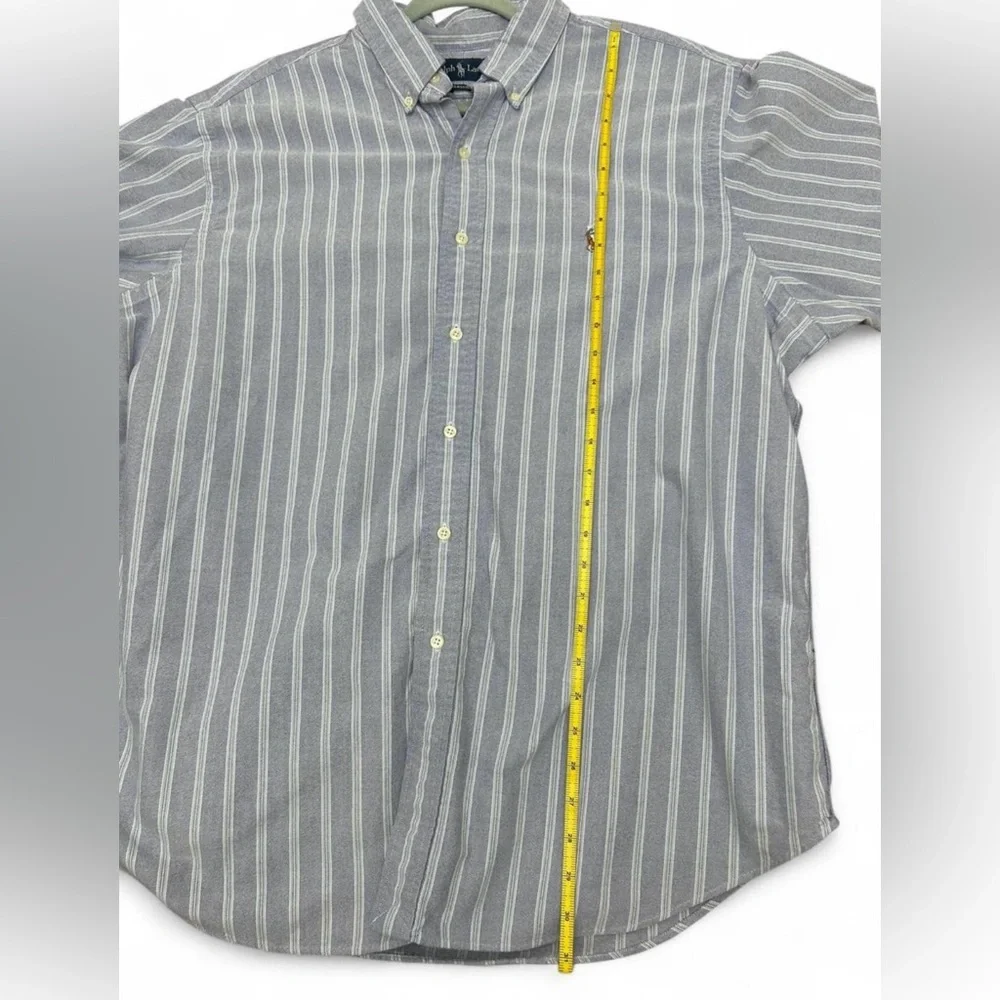 Ralph Lauren Classic Fit Men’s Button-Down Shirt - Size 17.5 34/35 - striped - Picture 3 of 7